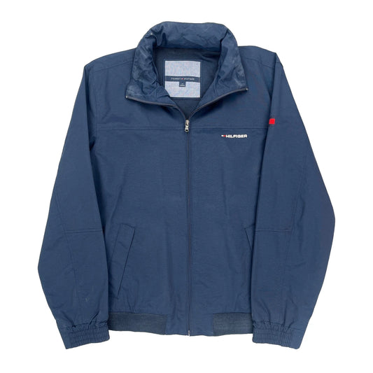 Tommy Hilfiger Windbreaker - Large Blue Polyester