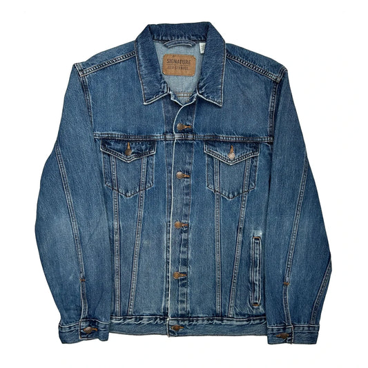 Signature By Levis Denim Jacket - Large Blue Denim