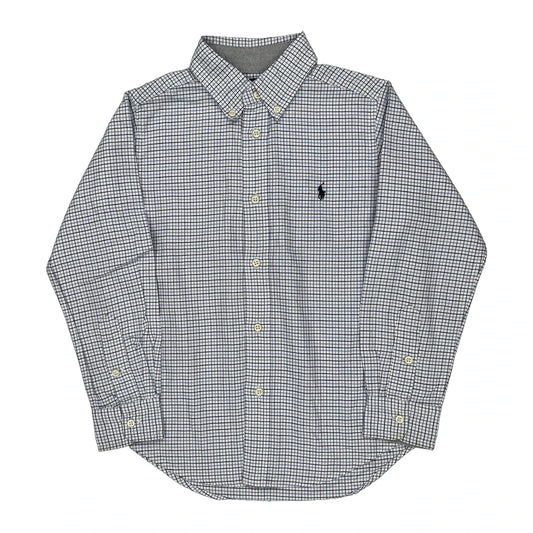 Age 6 Ralph Lauren Checked Shirt - XS Blue Cotton