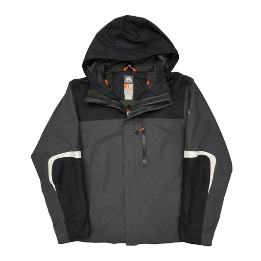 Nike Acg Waterproof Jacket - XL Gray Polyester