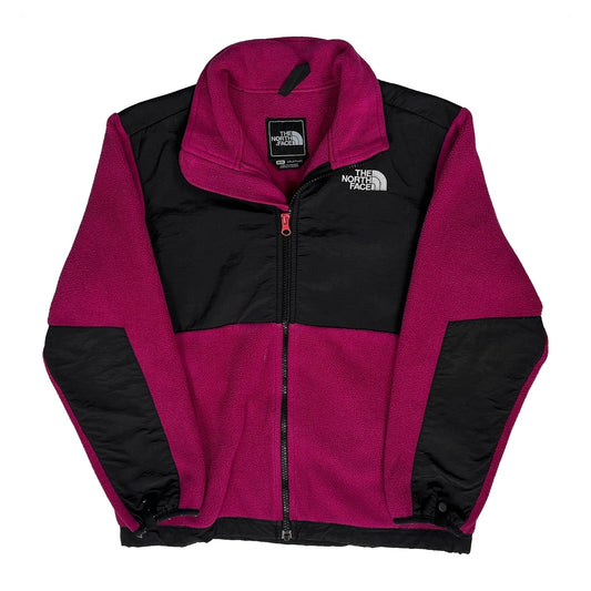 Girls The North Face Fleece Jacket - Medium Pink Polyester