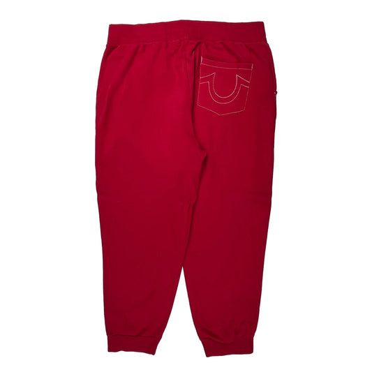 True Religion Joggers - 2XL Red Cotton