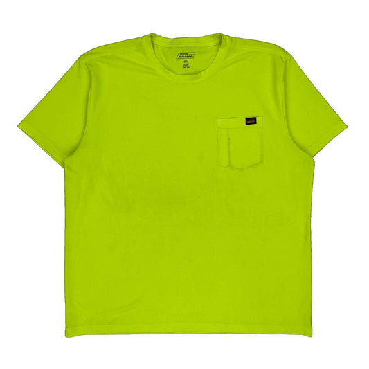Dickies T-Shirt - 2XL Yellow Polyester