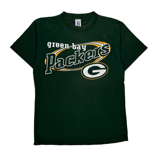 Green Bay Packers Logo Athletics Nfl T-Shirt - Large Green Cotton