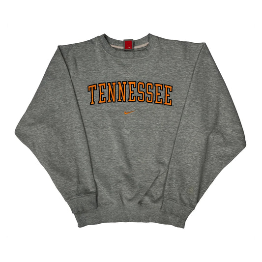 Tennessee Nike College Sweatshirt - Small Grey Cotton Blend
