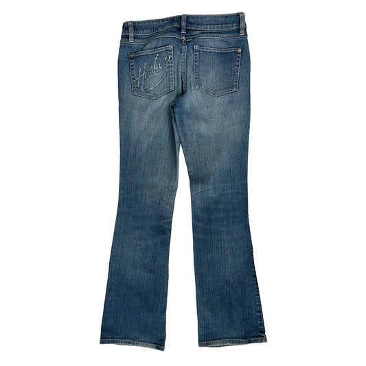 Harley Davidson Boot Cut Jeans - 38W UK 14 Blue Cotton