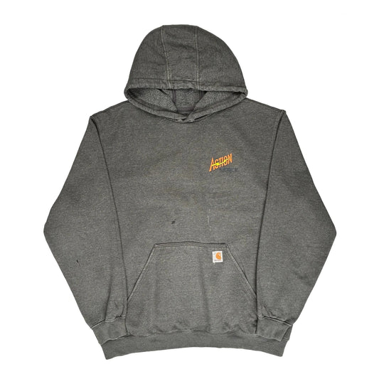 Vintage Carhartt Hoodie - XL Grey Cotton Blend