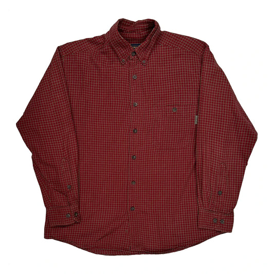 Woolrich Checked Shirt - Large Red Cotton