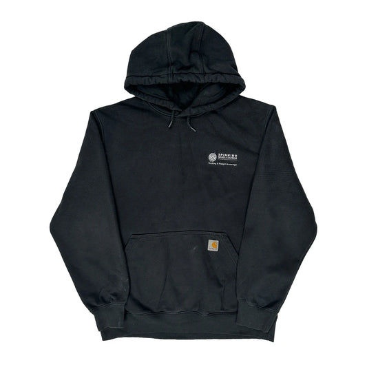 Carhartt Hoodie - Large Black Cotton Blend