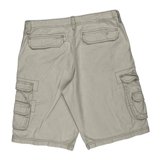 Lee Cargo Shorts - 32W 11L Beige Cotton