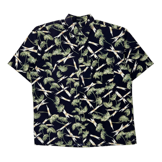 Sears Floral Hawaiian Shirt - Large Multicoloured Cotton