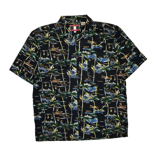 Savante Sport Hawaiian Shirt - Large Multicoloured Viscose