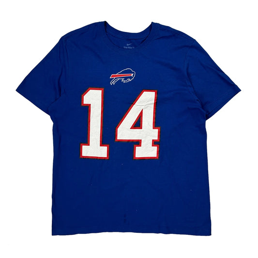 Buffalo Bills Nike Nfl T-Shirt - Large Blue Cotton