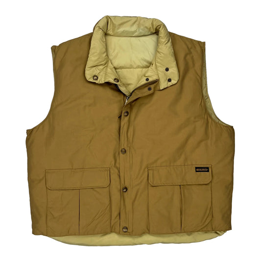 Woolrich Gilet - XL Brown Cotton Blend