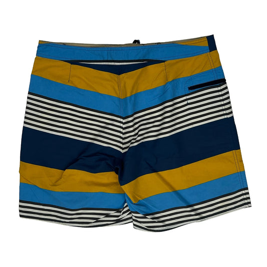 Patagonia Striped Shorts - 38W 8L Multicoloured Polyester