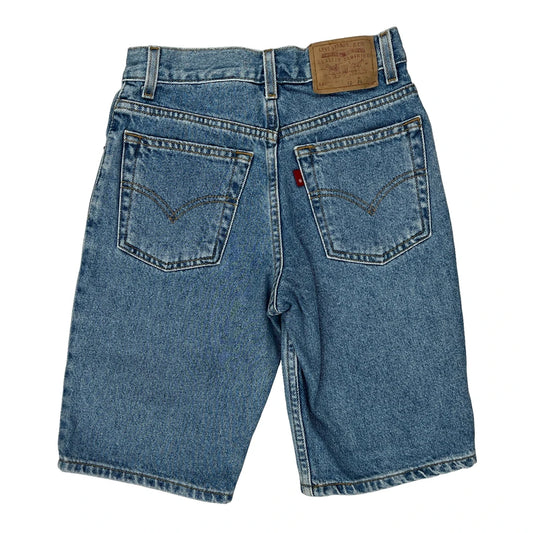 Levis Denim Shorts - 24W 11L Blue Cotton