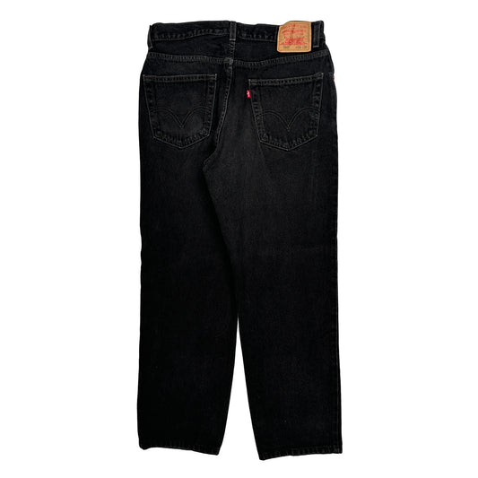 550 Levis Jeans - 34W 32L Black Cotton