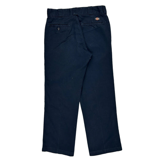 Dickies Trousers - 31W 30L Navy Cotton