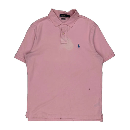 Polo By Ralph Lauren Polo Shirt - Medium Pink Cotton