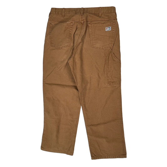 Tyndale Cargo Trousers - 34W 30L Brown Cotton