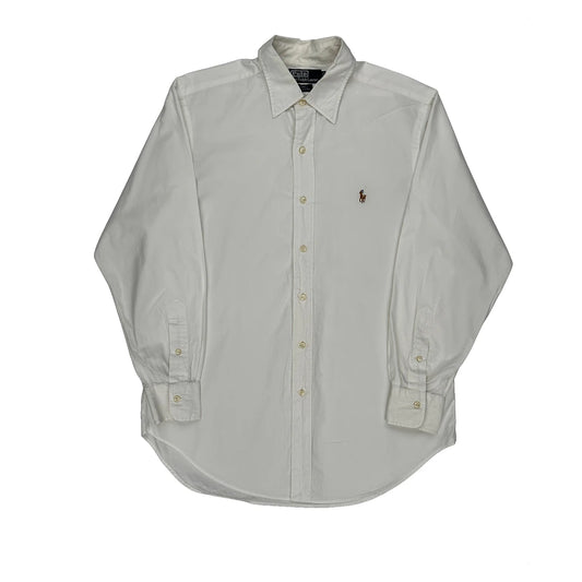 Polo By Ralph Lauren Shirt - Medium White Cotton