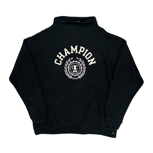 Champion Sweatshirt - Large Black Cotton