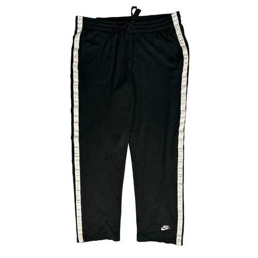 Nike Track Pants - Large Black Polyester