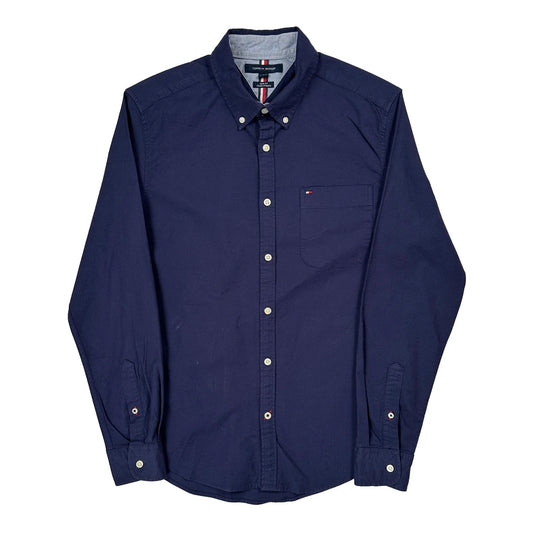 Tommy Hilfiger Slim Fit Shirt - Medium Navy Cotton