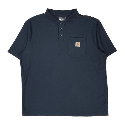 Vintage Carhartt Polo Shirt - XL Black Cotton