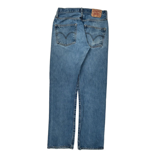 501 Levis Jeans - 31W 36L Blue Cotton