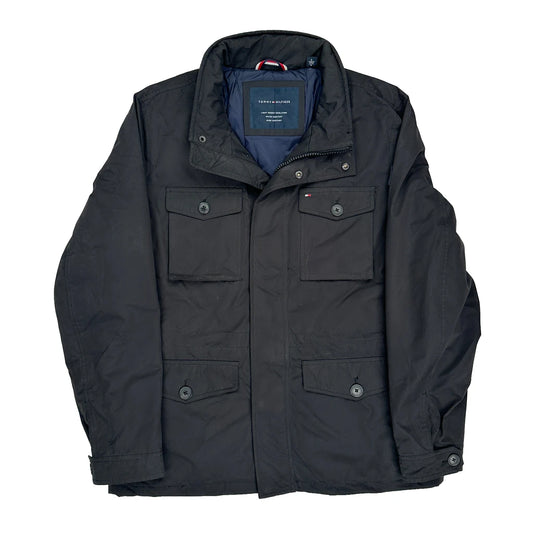 Tommy Hilfiger Jacket - Large Black Polyester