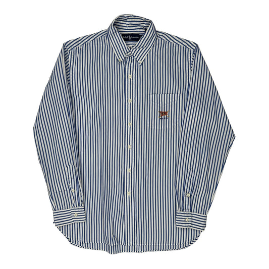 Ralph Lauren Striped Shirt - Large White Cotton