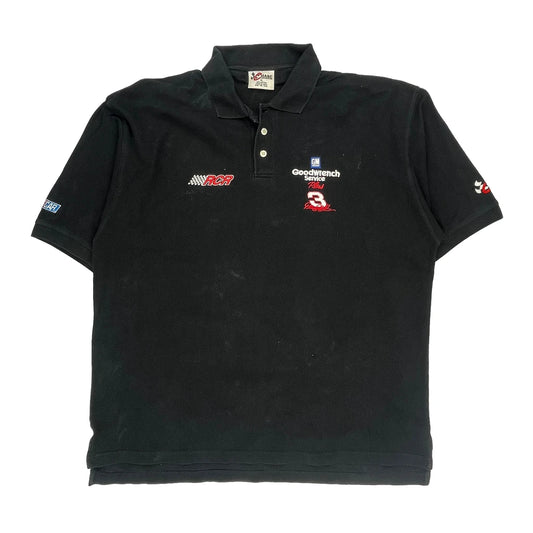 Goodwrench Service Plus Chase Authentics Nascar Polo Shirt - XL Black Cotton