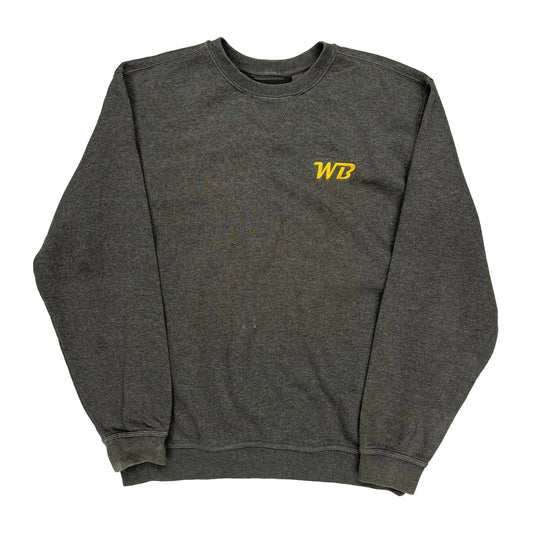 Wb Logo Carhartt Sweatshirt - Large Grey Cotton