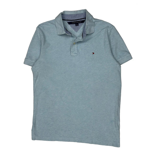 Tommy Hilfiger Polo Shirt - Medium Blue Cotton