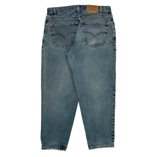 560 Loose Tapered Levis Jeans - 34W 28L Blue Cotton
