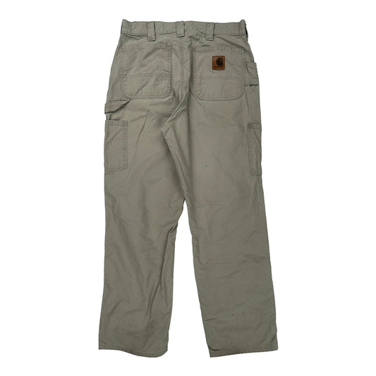 Carhartt Carpenter Trousers - 30W 32L Grey Cotton