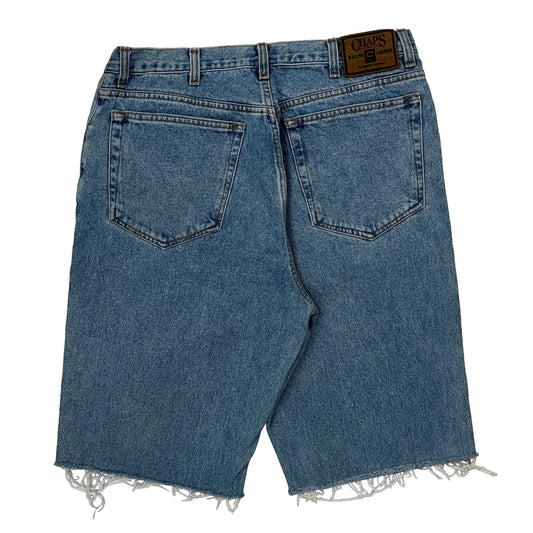Chaps Ralph Lauren Cut Off Denim Shorts - 31W 11L Blue Cotton