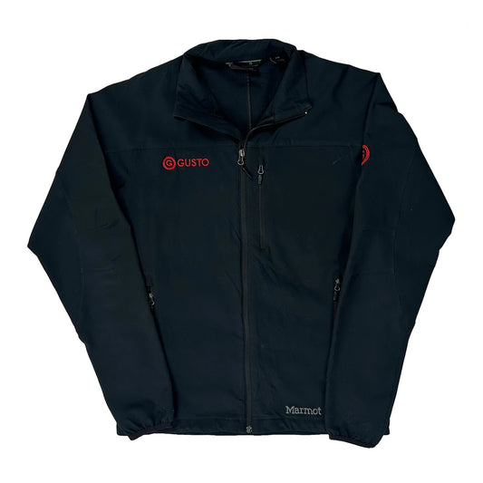 Vintage Marmot Hiking Shell Jacket - Medium Black Polyester