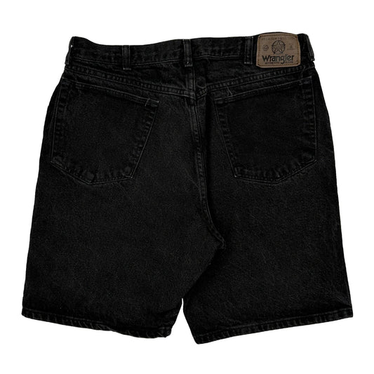 Wrangler Denim Shorts - 32W 8L Black Denim