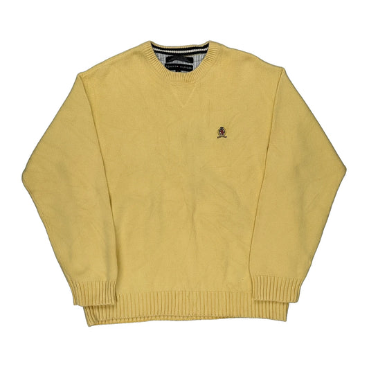 Tommy Hilfiger Jumper - XL Yellow Cotton