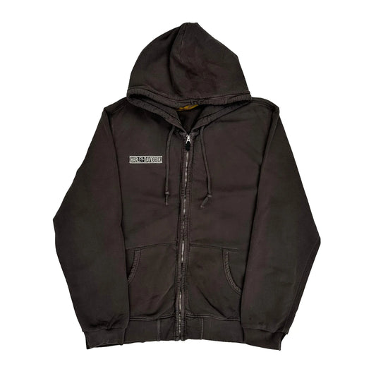 Motorcycle Harley Davidson Graphic Hoodie - XL Black Cotton