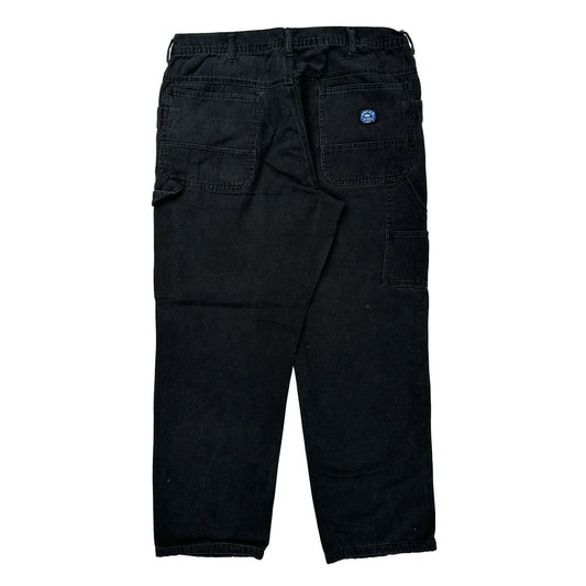 Polar King Carpenter Trousers - 35W 32L Black Cotton