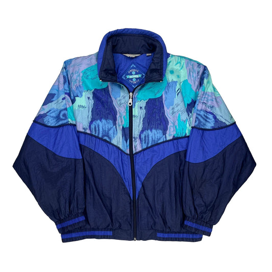 Target Windbreaker - Large Blue Polyester