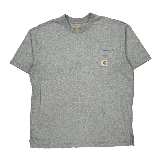Carhartt T-Shirt - Large Gray Cotton
