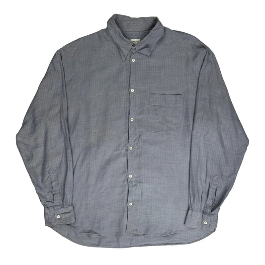Armani Shirt - XL Grey Linen Blend