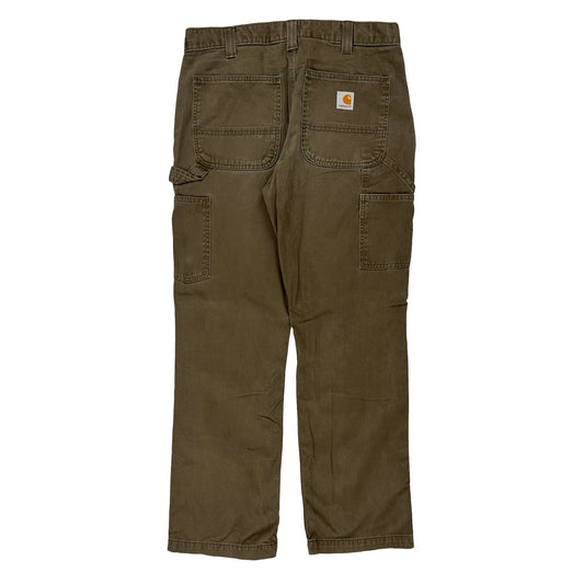 Carhartt Carpenter Trousers - 33W 30L Brown Cotton
