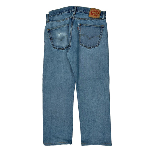 505 Levis Jeans - 34W 27L Blue Denim