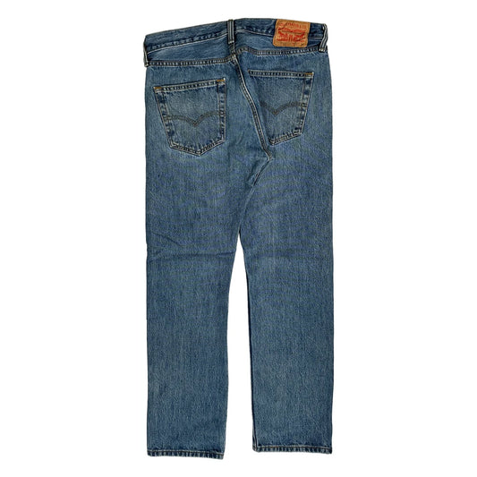 501 Levis Jeans - 32W 30L Blue Cotton