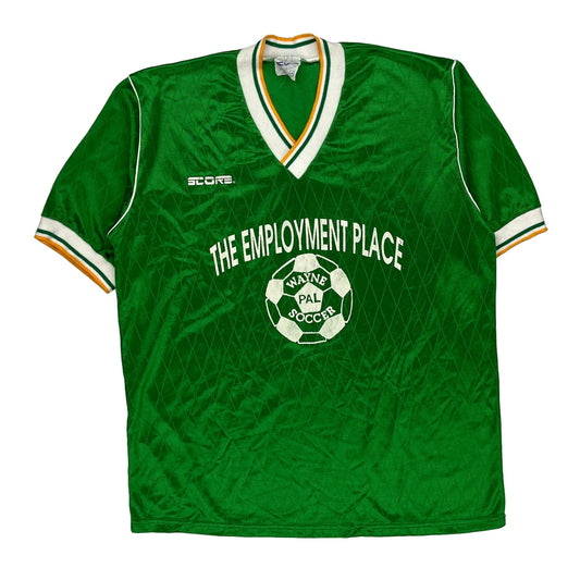 Wayne Pal Soccer Score Football Shirt - Medium Green Polyester